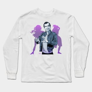 Roger Vadim - An illustration by Paul Cemmick Long Sleeve T-Shirt